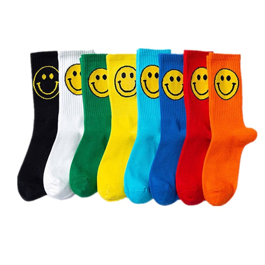 Trendy Smile Face Socks